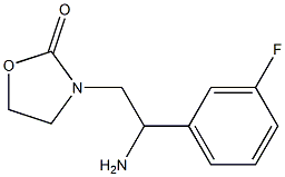 3-[2-amino-2-(3-fluorophenyl)ethyl]-1,3-oxazolidin-2-one