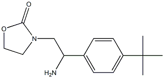 3-[2-amino-2-(4-tert-butylphenyl)ethyl]-1,3-oxazolidin-2-one