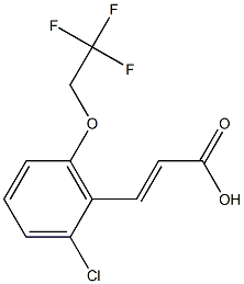  3-[2-chloro-6-(2,2,2-trifluoroethoxy)phenyl]prop-2-enoic acid