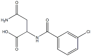  4-amino-2-[(3-chlorobenzoyl)amino]-4-oxobutanoic acid
