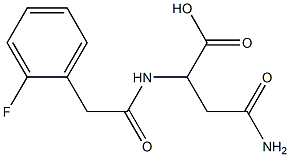4-amino-2-{[(2-fluorophenyl)acetyl]amino}-4-oxobutanoic acid