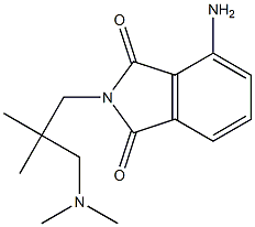 4-amino-2-{2-[(dimethylamino)methyl]-2-methylpropyl}-2,3-dihydro-1H-isoindole-1,3-dione Structure