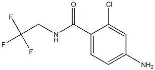 4-amino-2-chloro-N-(2,2,2-trifluoroethyl)benzamide 结构式