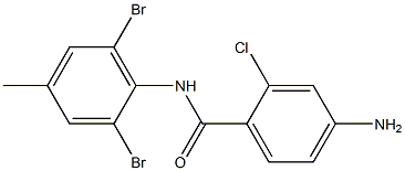 4-amino-2-chloro-N-(2,6-dibromo-4-methylphenyl)benzamide