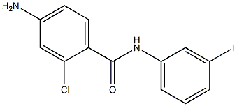 4-amino-2-chloro-N-(3-iodophenyl)benzamide,,结构式