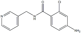 4-amino-2-chloro-N-(pyridin-3-ylmethyl)benzamide,,结构式