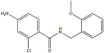  4-amino-2-chloro-N-[(2-methoxyphenyl)methyl]benzamide