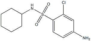  4-amino-2-chloro-N-cyclohexylbenzene-1-sulfonamide