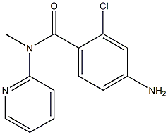 4-amino-2-chloro-N-methyl-N-(pyridin-2-yl)benzamide Structure