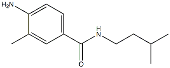 4-amino-3-methyl-N-(3-methylbutyl)benzamide Structure