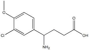 4-amino-4-(3-chloro-4-methoxyphenyl)butanoic acid|