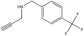 prop-2-yn-1-yl({[4-(trifluoromethyl)phenyl]methyl})amine Structure