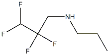 propyl(2,2,3,3-tetrafluoropropyl)amine Structure