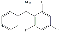 pyridin-4-yl(2,4,6-trifluorophenyl)methanamine Struktur