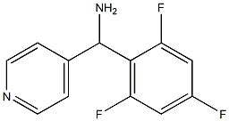 pyridin-4-yl(2,4,6-trifluorophenyl)methanamine 化学構造式