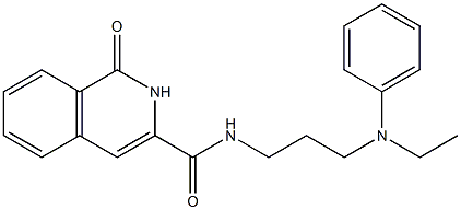 3-Isoquinolinecarboxamide,  N-[3-(ethylphenylamino)propyl]-1,2-dihydro-1-oxo-