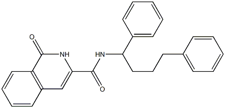 3-Isoquinolinecarboxamide,  N-(1,4-diphenylbutyl)-1,2-dihydro-1-oxo-