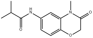  Propanamide,  N-(3,4-dihydro-4-methyl-3-oxo-2H-1,4-benzoxazin-6-yl)-2-methyl-