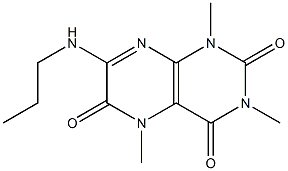 1006722-71-9 2,4,6(3H)-Pteridinetrione,  1,5-dihydro-1,3,5-trimethyl-7-(propylamino)-