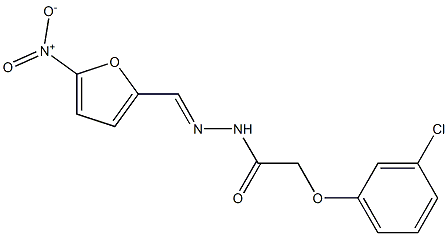  2-(3-chlorophenoxy)-N'-({5-nitro-2-furyl}methylene)acetohydrazide