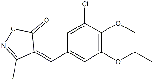 4-(3-chloro-5-ethoxy-4-methoxybenzylidene)-3-methyl-5(4H)-isoxazolone