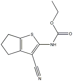 ethyl 3-cyano-5,6-dihydro-4H-cyclopenta[b]thien-2-ylcarbamate