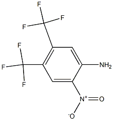 2-nitro-4,5-bis(trifluoromethyl)aniline 化学構造式