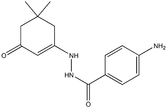 4-amino-N'-(5,5-dimethyl-3-oxo-1-cyclohexen-1-yl)benzohydrazide