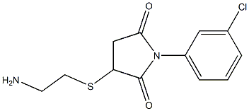 3-[(2-aminoethyl)sulfanyl]-1-(3-chlorophenyl)-2,5-pyrrolidinedione