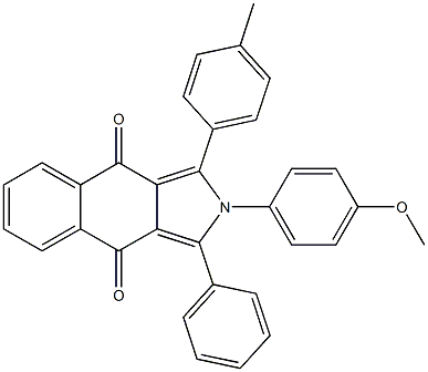  2-(4-methoxyphenyl)-1-(4-methylphenyl)-3-phenyl-2H-benzo[f]isoindole-4,9-dione