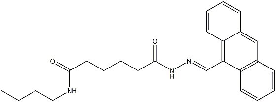 6-[2-(9-anthrylmethylene)hydrazino]-N-butyl-6-oxohexanamide