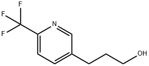 3-PYRIDINEPROPANOL, 6-(TRIFLUOROMETHYL)- Structure