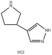 4-(pyrrolidin-3-yl)-1H-pyrazole dihydrochloride Structure