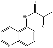 2-CHLORO-N-QUINOLIN-5-YLPROPANAMIDE|