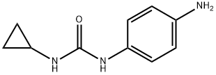 1-(4-氨基苯基)-3-环丙基脲, 1000931-26-9, 结构式