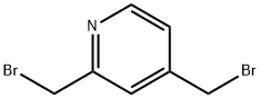 PYRIDINE,2,4-BIS(BROMOMETHYL)- Struktur