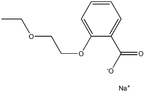 sodium 2-(2-ethoxyethoxy)benzoate Struktur