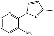 3-AMINO-2-(3-METHYL-1H-PYRAZOL-1-YL)PYRIDINE Structure