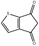 4H-Cyclopenta[b]thiophene-4,6(5H)-dione,100925-76-6,结构式