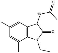 1009547-56-1 Acetamide,  N-(1-ethyl-2,3-dihydro-5,7-dimethyl-2-oxo-1H-indol-3-yl)-