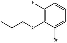 1-Bromo-3-fluoro-2-propoxy-benzene
 化学構造式
