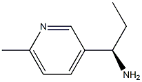 (R)-1-(6-methylpyridin-3-yl)propan-1-amine 化学構造式