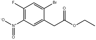 Benzeneacetic acid, 2-bromo-4-fluoro-5-nitro-, ethyl ester|2-溴-4-氟-5-硝基苯乙酸乙酯