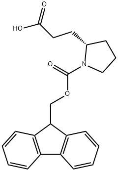 (2S)-3-(decyloxy)-2-({[(9H-fluoren-9-yl)methoxy]carbonyl}amino)propanoic acid 化学構造式