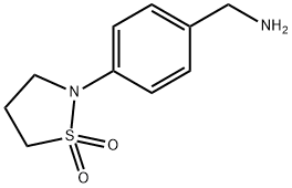 2-[4-(氨基甲基)苯基]-1Λ6,2-噻唑烷-1,1-二酮, 1016529-85-3, 结构式