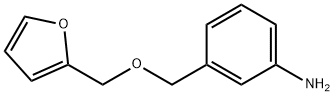 3-{[(呋喃-2-基)甲氧基]甲基}苯胺,1016534-46-5,结构式
