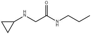 2-(cyclopropylamino)-N-propylacetamide Struktur