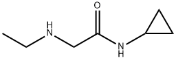 N-cyclopropyl-2-(ethylamino)acetamide Structure