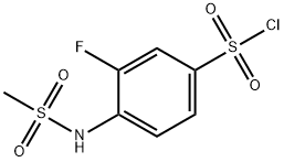 3-fluoro-4-methanesulfonamidobenzene-1-sulfonyl chloride|3-氟-4-甲磺酰氨基苯-1-磺酰氯化