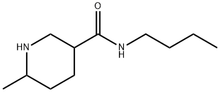 N-butyl-6-methylpiperidine-3-carboxamide 化学構造式